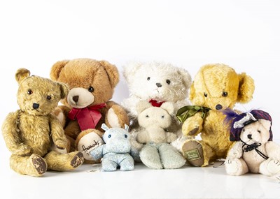 Lot 109 - Post-war Chiltern Hugmee Teddy Bear and recent bears