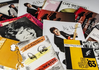 Lot 339 - The Shadows / Cliff Richard Concert Programmes plus