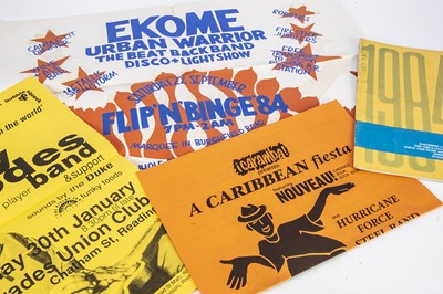Lot 349 - Reading Area Music Posters / Flyers plus