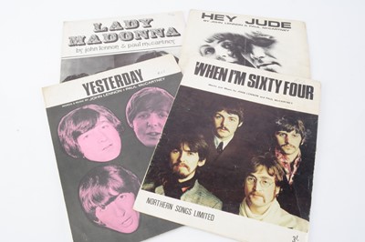 Lot 363 - Beatles Sheet Music