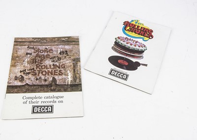Lot 366 - Rolling Stones / Decca Label Catalogues