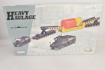 Lot 38 - Corgi Wynns Heavy Haulage and Pollocks Haulage Sets (2)