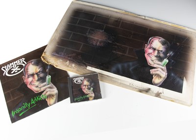 Lot 381 - Slammer - Insanity Addicts LP Artwork