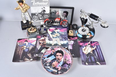 Lot 407 - Elvis Presley Harley Davidson Model / Memorabilia