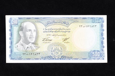 Lot 236 - Afghanistan 500 Afghanis banknote