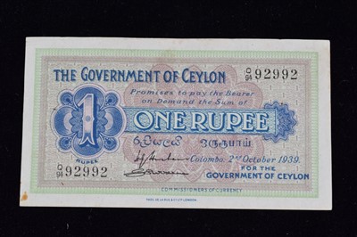 Lot 239 - A collection of bank notes from Asia