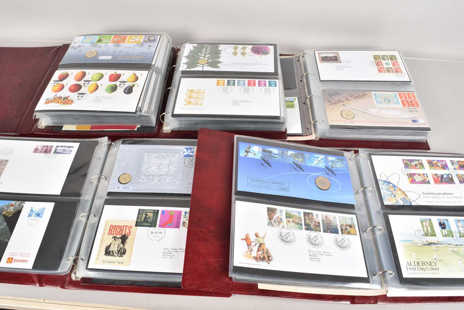 Lot 113 - Fifteen Folders of First Day and Coin Covers