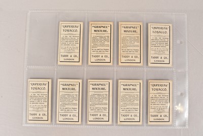 Lot 166 - Taddy & Co Prominent Footballers 1907/1908 (9)