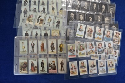 Lot 176 - Famous Historical People Themed Cigarette Card Sets (21)