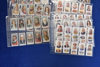 Lot 176 - Famous Historical People Themed Cigarette Card Sets (21)