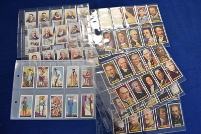 Lot 176 - Famous Historical People Themed Cigarette Card Sets (21)