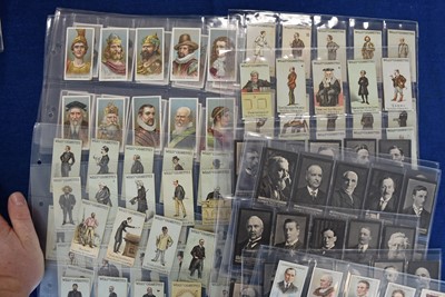 Lot 176 - Famous Historical People Themed Cigarette Card Sets (21)
