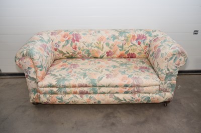 Lot 78 - A first half 20th century and later sofa
