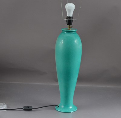 Lot 404 - A tall and elegant Conran style ceramic table lamp