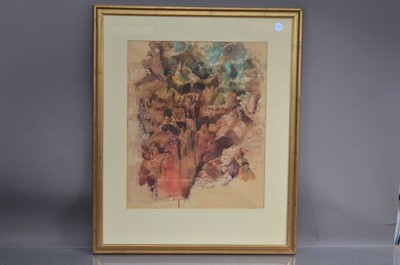 Lot 525 - Dianne Stanley (XXth Century) "Dream Abstract", centre. 50cm by 40 cm