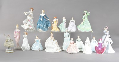 Lot 29 - A large collection of ceramic lady figurines