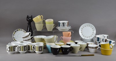 Lot 76 - A large collection of assorted mid 20th century tea and coffee wares