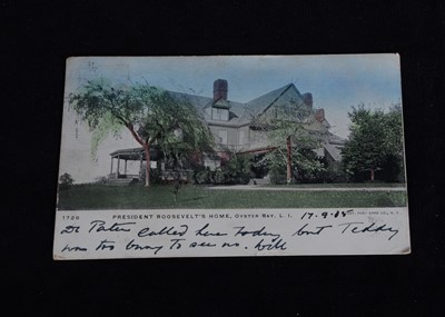 Lot 3 - Four historic postcards relating to Theodore Roosevelt and the Teddy Bear, 1904 and 1905