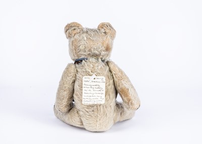 Lot 63 - ‘Pery’, a very rare Steevans Manufacturing Teddy Bear with button in ear, circa 1918