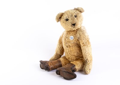 Lot 64 - ‘Boots’, an early German Teddy Bear, circa, 1910, one of Colonel Bob Henderson’s favourite bears