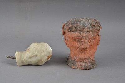 Lot 147 - A terracotta bust of a Roman man