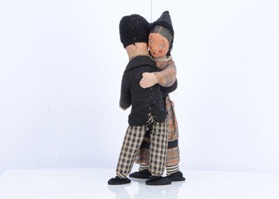 Lot 534 - A Dean’s Rag Book Co Charlie Chaplin and Aunty Dancing Dolls
