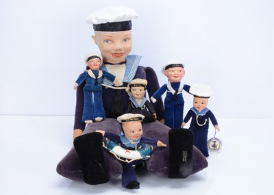 Lot 779 - A large Norah Wellings Jolly Boy sailor doll