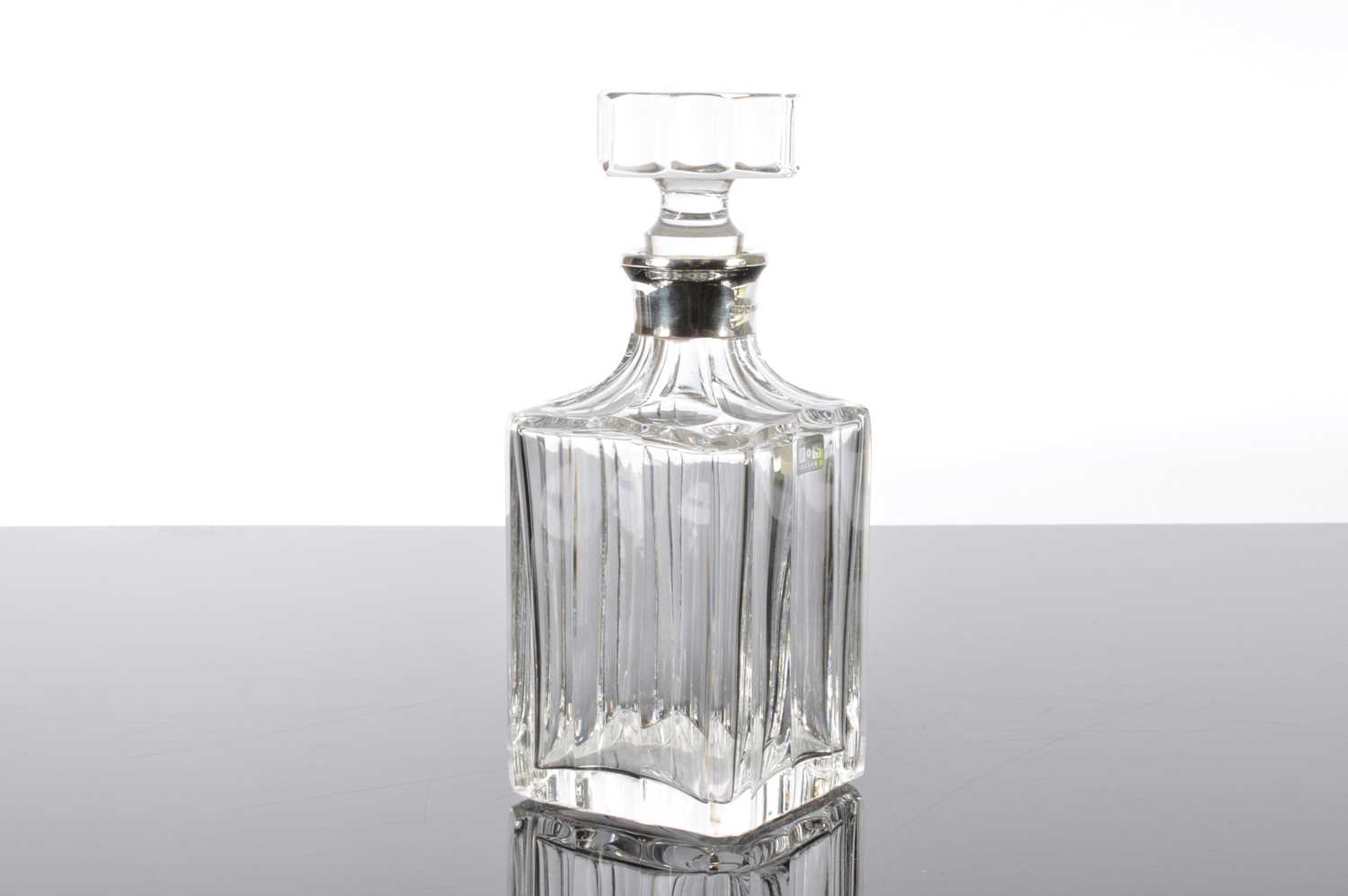 Lot 134 - A modern glass decanter and stopper