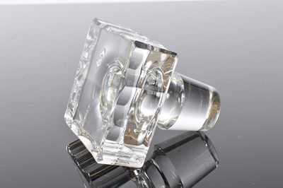 Lot 134 - A modern glass decanter and stopper
