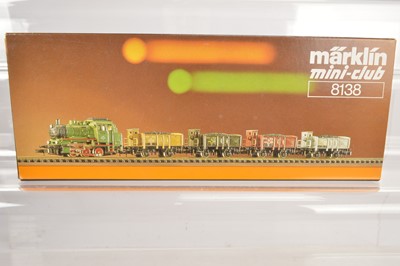Lot 3 - Marklin Mini Club Z Gauge Landerbahn Coal Train