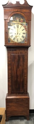 Lot 107 - A 19th century and later longcase clock