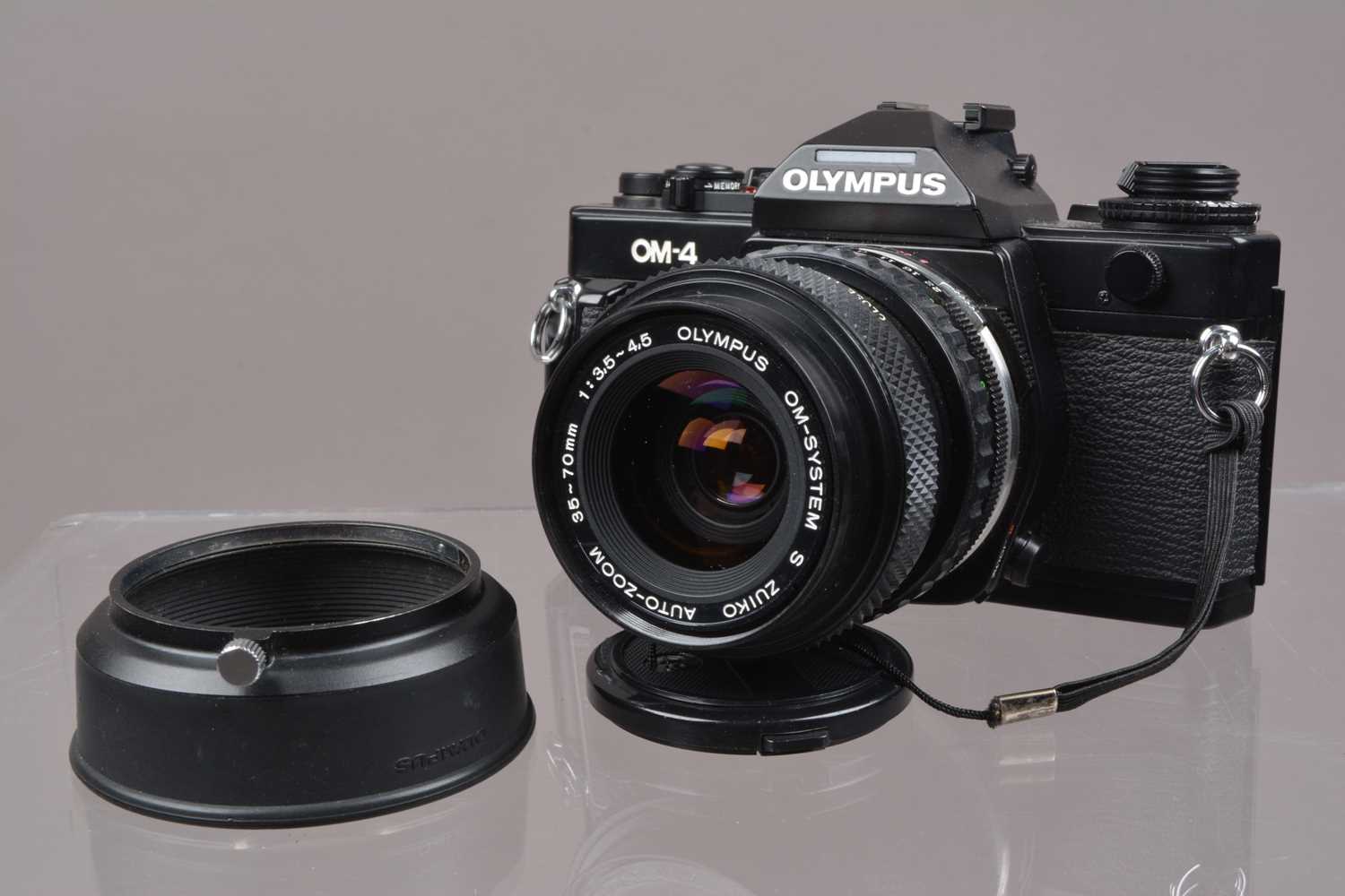 Lot 10 - An Olympus OM-4 SLR Camera