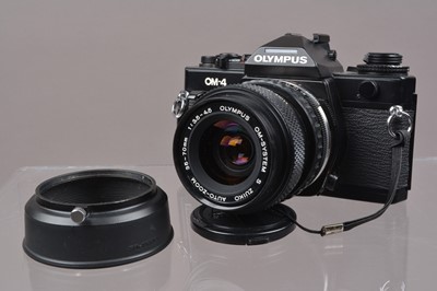 Lot 10 - An Olympus OM-4 SLR Camera