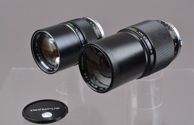 Lot 21 - Two Olympus Telephoto Lenses