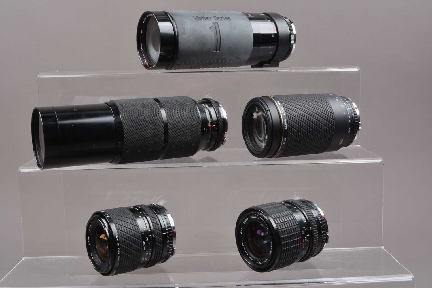 Lot 24 - A Group of for Olympus OM Mount Generic Lenses