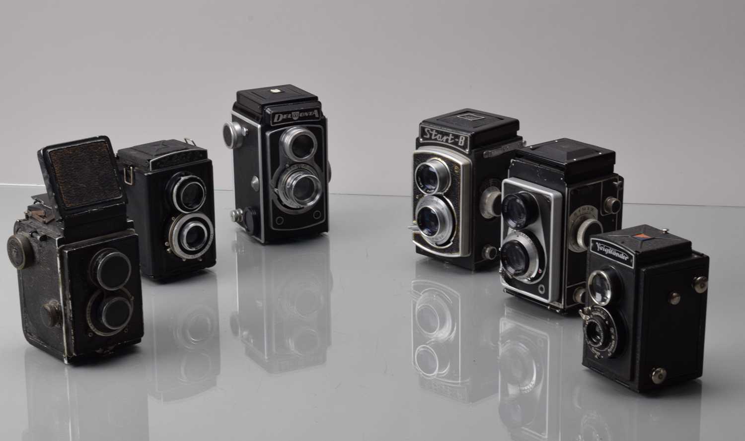 Lot 18 - Six TLR Cameras