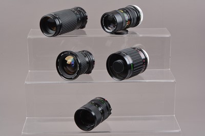 Lot 74 - A Canon FD and for Canon FD Lenses