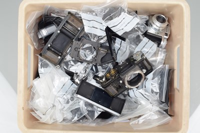 Lot 368 - A Box of Camera Parts