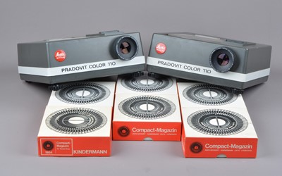 Lot 141 - Two Leitz Pradovit Color 110 Slide Projectors