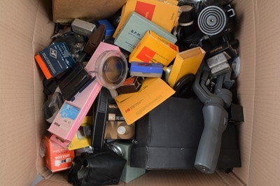 Lot 199 - A Box of Camera Related Items