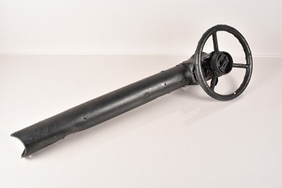 Lot 566 - A Vintage Aeroplane Yoke/'Steering Wheel