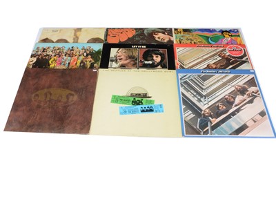 Lot 56 - Beatles LPs
