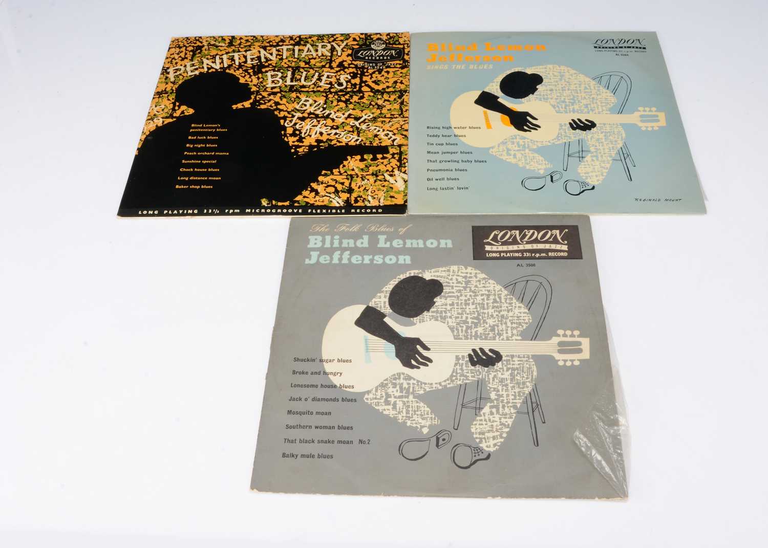 Lot 141 - Blind Lemon Jefferson LPs