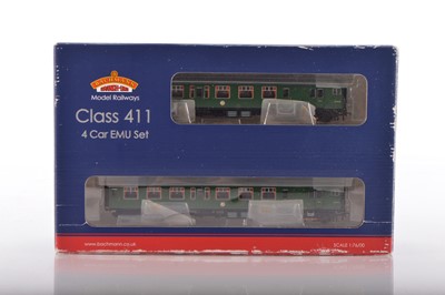 Lot 371 - Bachmann boxed 00 Gauge 31-425A BR blue Class 416 4-Car 4-CEP EMU Unit 7141 21DCC
