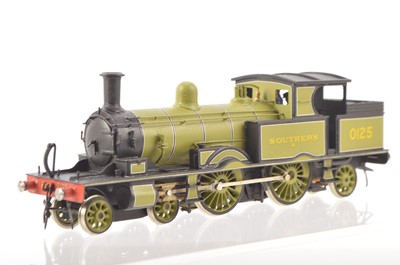 Lot 442 - A superb PDK 00 Gauge kitbuilt early SR lime green 4-4-2 Adams Radial Tank