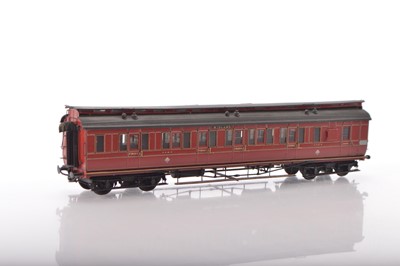 Lot 517 - R &V Cooper Rocar 00 Gauge Midland Railway maroon 1st/3rd/Brake No 3364 Clerestory Corridor Coach