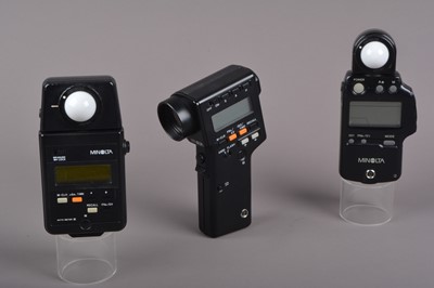 Lot 488 - Three Minolta Light Meters