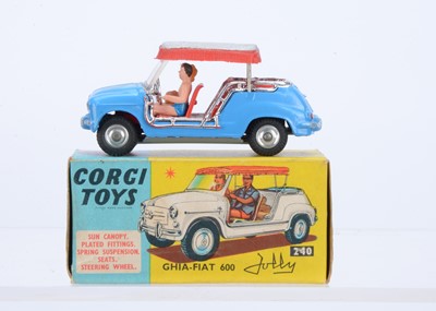 Lot 60 - A Corgi Toys 240 Ghia-Fiat 600 Jolly