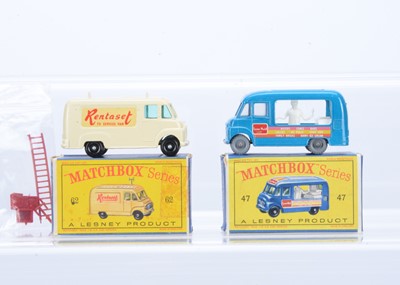 Lot 99 - A Boxed Matchbox Lesney 47b Commer 'Lyons Maid' Ice Cream Canteen Model