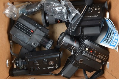 Lot 543 - A Group of Elmo Super 8 Sound Cine Cameras